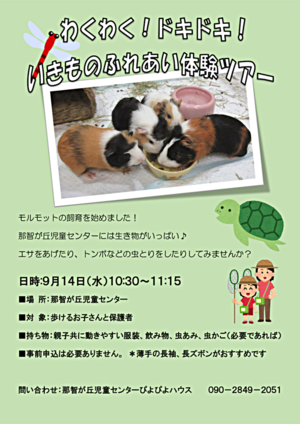 わくわく！ドキドキ！いきもの体験ツアー