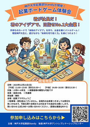 神戸大学生と遊ぼう✨起業ボードゲーム体験会@三宮