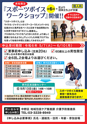 スポーツボイスワークショップ