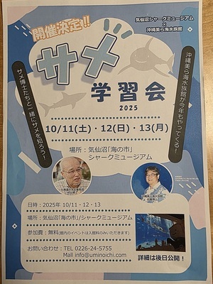 サメ学習会　シャークミュージアム