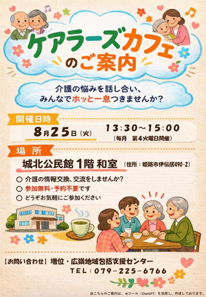 ケアラーズカフェ（介護者の会）
