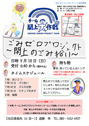 【閖上公民館】ごみゼロプロジェクト～閖上のごみ拾い～