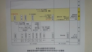 御薗宇小学校区住民自治協議会１０周年記念事業防犯防災部会業務予定表