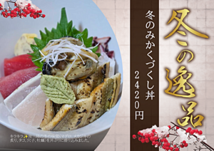 本日より、キラキラ✨️冬のみかくづくし丼提供開始です。