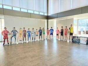 スポーツ選手等身大パネル展示