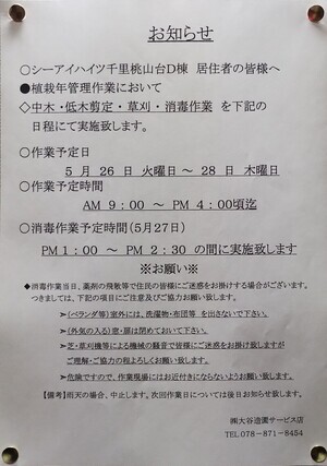 植栽年間管理作業