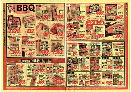 GWはみんな揃って BBQ