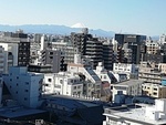 図書館から富士山