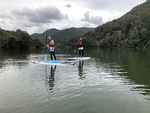千丈寺湖　青野ダムでスタンドアップパドル（SUP）をしよう！