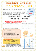ベビーとママのフィットネス