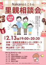 Nakanoとこりん里親相談会