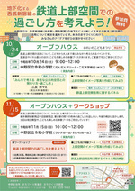 鉄道上部空間活用に関するオープンハウス＋ワークショップ開催‼
