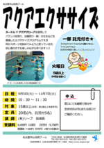 アクアエクササイズ（全１０回のプログラム）