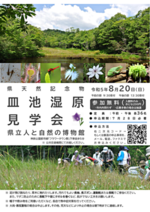 天然記念物皿池湿原見学会