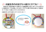 おかもと虹こども園　誕生日カード　プレゼント