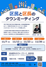 区民と区長のタウンミーティング