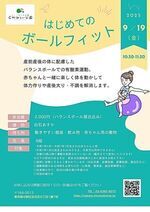 【はじめてのボールフィット】産前産後の体に配慮したバランスボールでの有酸素運動。赤ちゃんと一緒に楽しく体を動かして体力作りや産後太り・不調を解消します。