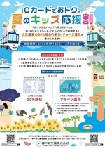 ICカードでおトク。夏のキッズ応援割